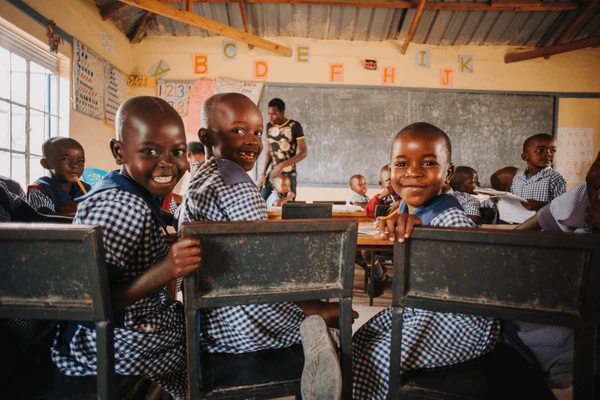 Children in classroom