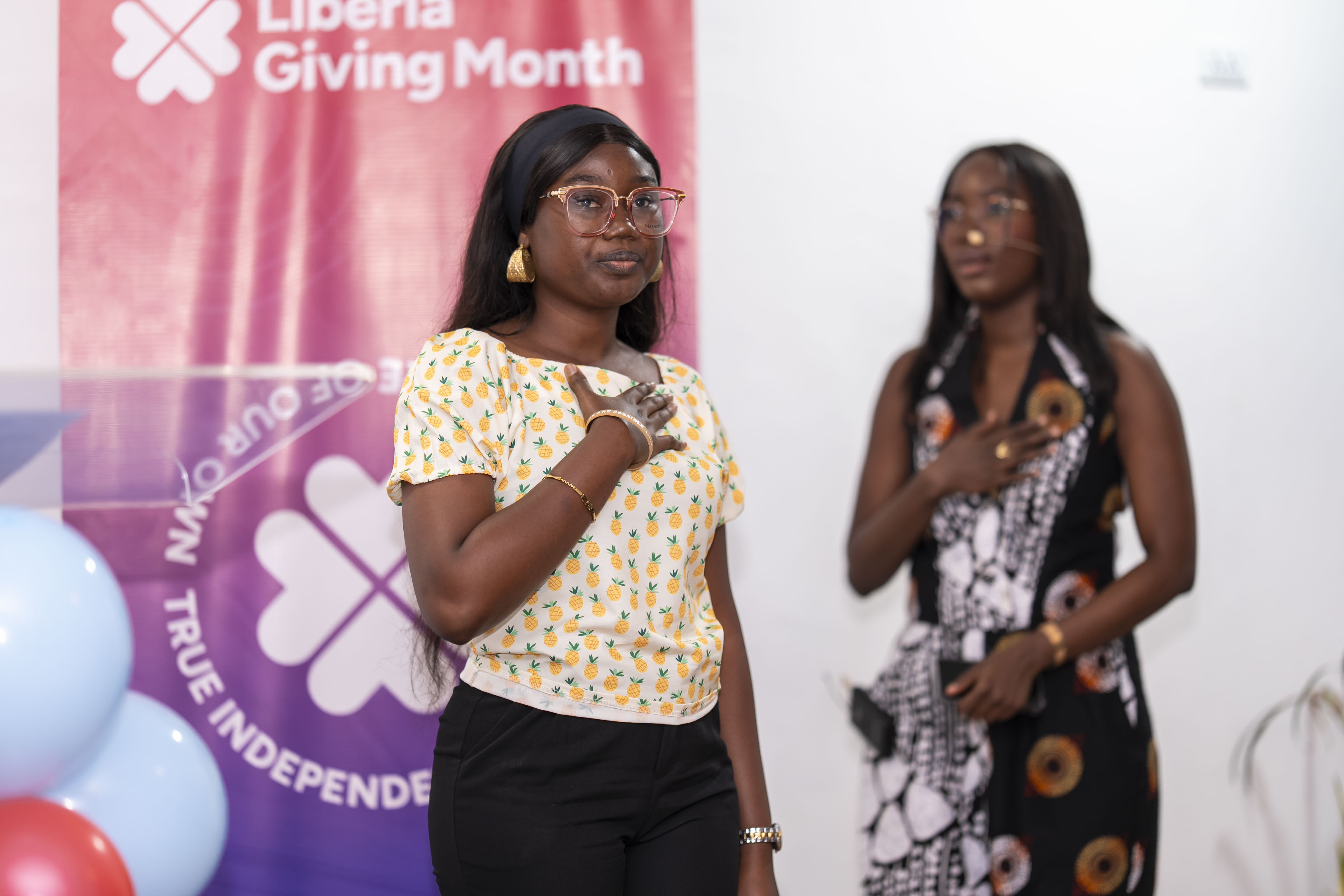 Liberia Giving Month moment